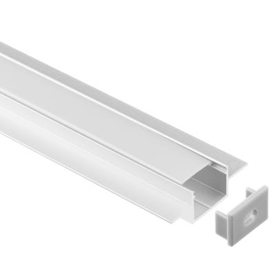 China Trockenmauer-Gips im LED-Profil-Aluminium vertiefte das Beleuchten von Wohnung 38*13mm zu verkaufen