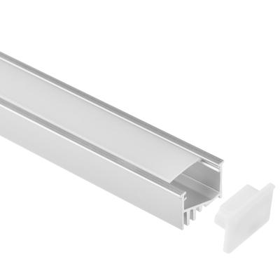 China 21*13mm Excellent Heat Dissipation Aluminum Channel Recessed LED Profile Bevel Lighting for sale