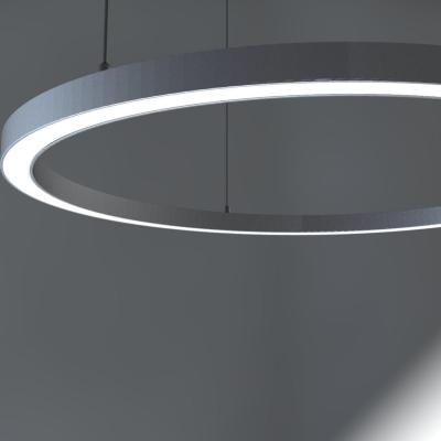 China Kreisstreifen-Licht-Aluminiumkanal anodisierte 25*25mm LED lineares Profil zu verkaufen