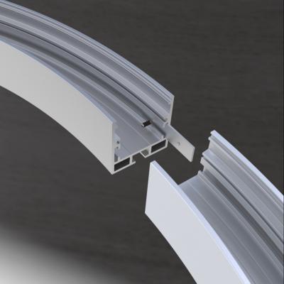 China 35*35mm Kreis-LED Profil-Streifen-Verdrängung anodisierte Aluminiumlegierung zu verkaufen