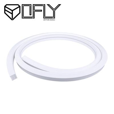 China O tubo de néon do silicone para a luz de tira do diodo emissor de luz com Opal Milky Cleasr Cover Recessed montou à venda