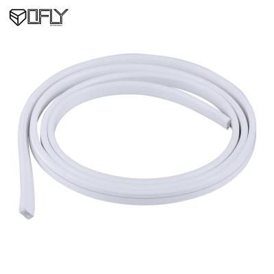 China Tubería Bendable ligera de neón flexible ahuecada del silicón de la cuerda 6.5*13m m para las luces LED en venta