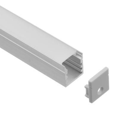 China IP54 Surface Mounted LED Profile Dust Proof 14*15mm Strip Light Aluminum Channel for sale