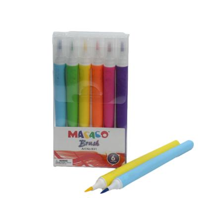 China Bright Colors Customized Logo Bright Colors Water Color Pen Watercolor Brush Marker Pen for Art Drawing Painting for sale