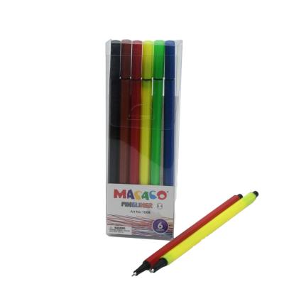 China Bright Colors Art Supplies Luxury Stationery Gift Art Supplies Fineliner Pen Set for School and Office for sale