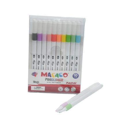 China Bright Colors Fineliner Pen 6/10/12/24colors 0.4mm Wholesale Gift School Pen Set For Art Drawing Painting for sale