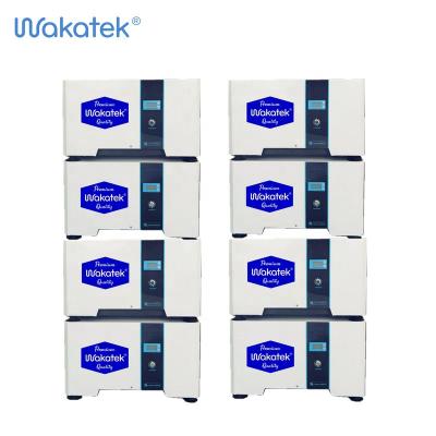 China WAKATEK 2022 home appliances hot solar system ups 12v 24V 48V 200ah lifepo4 battery backup lithium battery for sale