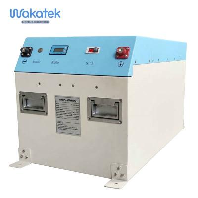 China LifePO4 Home Appliances WAKATEK Hot Sale Porcelain System Most Popular Use Solar Wall Type 5KWH Capacity for sale