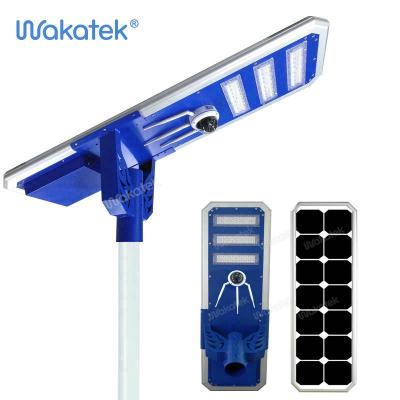 China Chinese WAKATEK led wireless IP camera outdoor solar powered security bullet solar street light with camera for sale