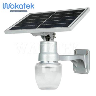 China WAKATEK Yard Garden Lights Outdoor Landscape High Power Apple Motion Sensor Led Outdoor Solar Garden Light IP65 for sale