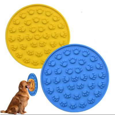 China New Design Automatic Silicone Food Grade Slow Licking Anti Slip Feeder Dog Mat Pet Slow Licking Slow Feeder Bowl Mat For Dog for sale