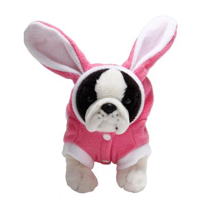 China New Viable Winter Warm Pets Clothes Cotton Thickened Dogs Coat Bunny Outer Wear Warm Winter Bunny Clothes For Dogs for sale