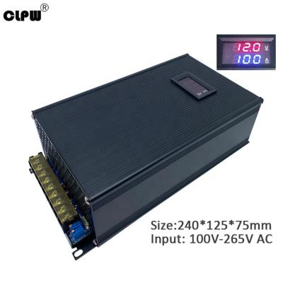 China Current Voltage Digit Display AC to DC Regulator 1500W with Switch for LED Light Motor Driver CCTV Power Adapters DC Power Supply for sale