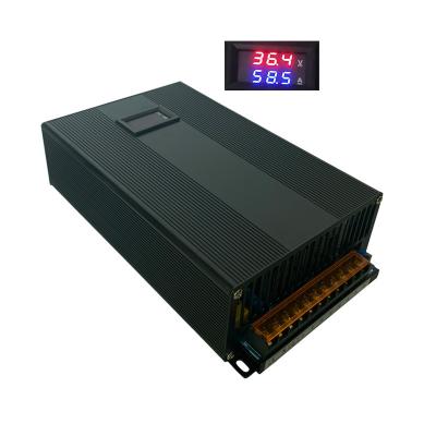 China High Quality Digital Display 2000W 36V55a Current Adjustable Voltage Digital Display SMPS For CCTV Camera Battery Charging AC To DC Power Supply for sale