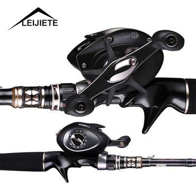 China The LLC Hot Selling Double Main Carbon 2.1M Fuji Ring Carbon Fiber Spinning Fishing Rod Casting Fishing Rod for sale