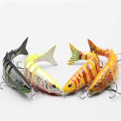 China Outdoor Activities Fishing A0188 24G Colorful Segmented Big Crank Bait Fishing Lures Plastic Bead Lure Head Fishing Lures for sale