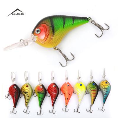 China Outdoor Activities Fishing Cl046 3D Eyes 95mm Double Hook VIB Fish Lures Bait Fishing Lures Fishing Blade Plastic Lure for sale