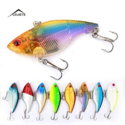 China Outdoor Activities Fishing High Quality CL074 Steel Ball Inside 18.6G Lure Plastic Bait Wholesale Vib Fishing Lure Fish Lures Spoons for sale