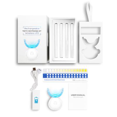 China Teeth Whitening Convenient Hot Sale Strip Silicone Mouth Tray Cold Blue LED Light Home Use Soft Teeth Whitening Light for sale