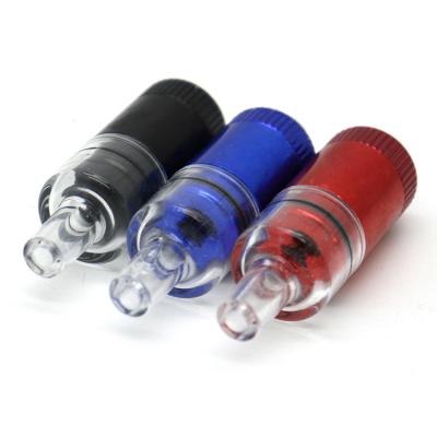 China Minimalist manufacturer wholesale aluminum in three color optional transparent cover teat cigarette set for sale