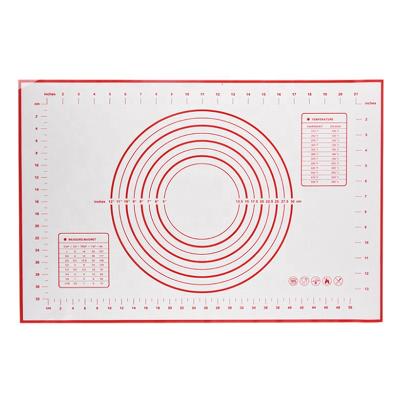 China Sustainable 60*40 Custom Transparent Rectangular Food Grade Non Slip Pastry Dough Food Silicone Baking Mat for sale