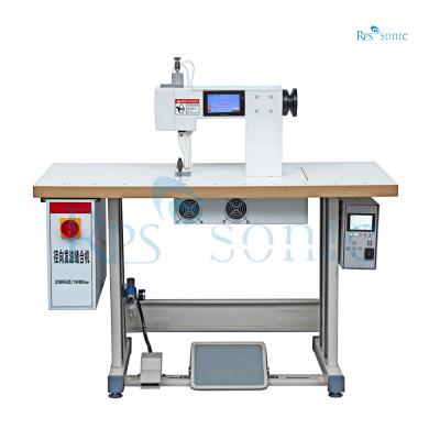 Cina 800w 20khz Ultrasonic Sewing Machine With Rotray Horn for nonwoven sewing and cutting in vendita