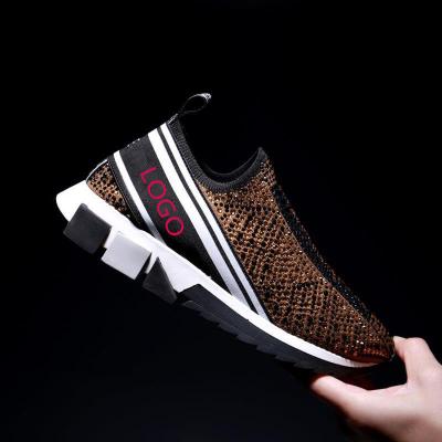 China Fashion Round TPR Women Outdoor Casual Sport Shoes Running Shoes Rubber Bottom Sneakers for sale