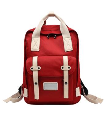 China New Waterproof Red Women Girls College Students Travel School Custom Outdoor Waterproof Backpack For Hiking/Fishing/Travelling for sale