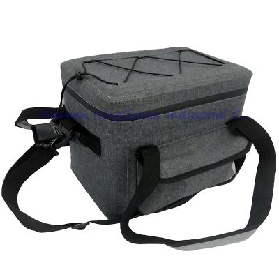 China Large Capacity Sustainable Portable Picnic Cooler Bag With Black Trim For Soft Drink for sale