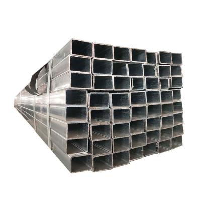 China Structure Pipe China Supply Q195 Low Carbon Black Steel Galvanized Stainless Steel Square Tube for sale