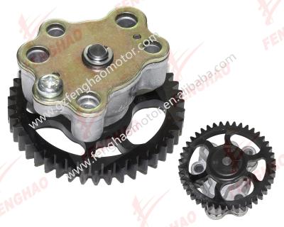 China Metal MOTORCYCLE ENGINE PARTS OIL PUMP MOTORCYCLE PARTS FOR BAJAJ 3W4S RE205 for sale