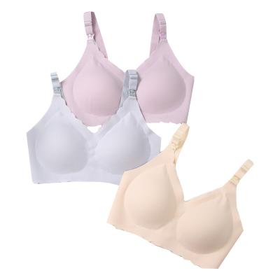 China Wholesale Sustainable Women's Sports Comfortable Breathable Steel Ring Bra Yoga One Piece Pump Fitness Underwear Bra for sale