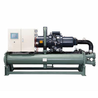 China Hotels Low Temperature 60HP 80HP Screw Chiller Plant For Industrial Process for sale