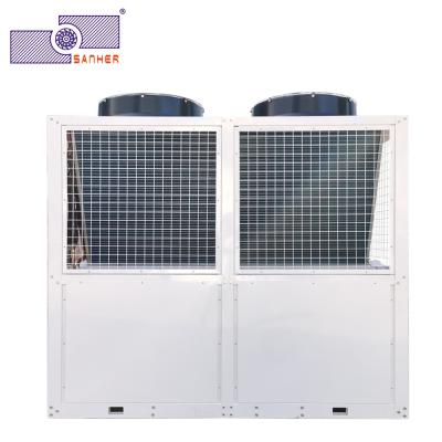 China Hotels OEM Industrial Equipment Water Chiller Central Modular Air Cooled Air Cooled Refrigerator for sale