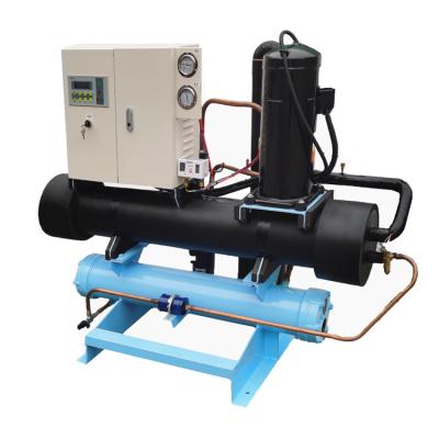 China Factory industrial low heat. 5 Ton Water Cooled -5 Degree C Glycol Chillers for sale