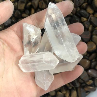 China Europe Clear Quartz Natural Point Crystal Quartz Tower Specimen Raw for sale