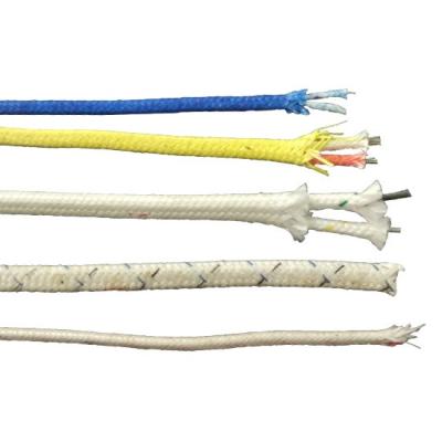 Chine type du câble de thermocouple de l'extension 24AWG K avec l'isolation de fibre de verre de classe de G avec 400 degrés à vendre