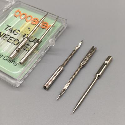 China Needle For Plastic Full Stainless Steel Booster Pin Tag Staple Machine Fine Plastic Staple Needle for sale