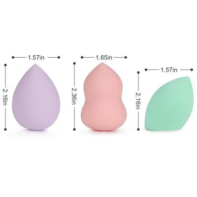 China Natural Material Makeup Sponges Egg Free Base Makeup Sponge Beauty Blender Latex Vegan Blending Cosmetic for sale