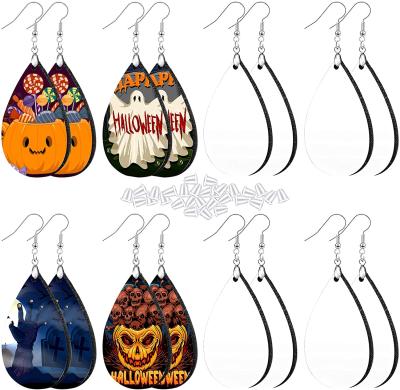 China Europe Sublimation Earring Masks MDF Printing Earrings Heat Transfer Earrings For DIY Valentine Jewelry Making for sale