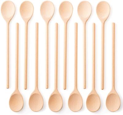 China Good Selling Europe Suppliers Hot Sale Fashionable Chinese Style Eco - Friendly Small Wooden Tea Spoons for sale