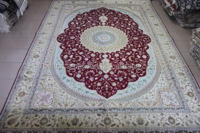 China High Quality Handmade Pure Silk Jacquard 10*14 FT Arabic Rugs/Blankets For Hot for sale