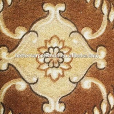 China Wedding Interesting Coffee Color Jacquard Show Rug Machine Made High Quality for sale