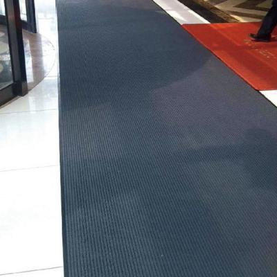 China Stain Resistant Polypropylene Anti Slip Floor Mat Heavy Duty Dust Removing Non Slip Custom Single Entry Mat Dirt Trapper Barrier Door Mats for sale