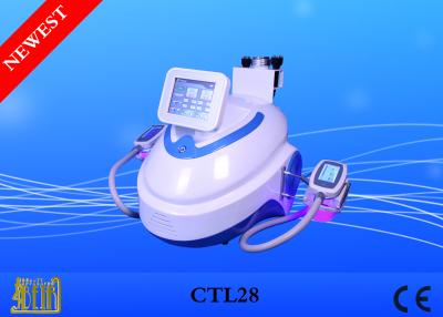 China Six Laser Pads Cryolipolysis Cellulite Removing Machine With Cavitation / RF Handles for sale