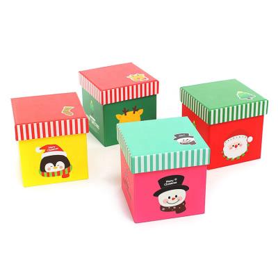 China Recyclable Two Piece Custom Logo Printed Rigid Cardboard Gift Box for sale