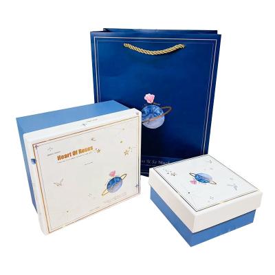 China Recyclable Custom Cosmetics Birthday Unique Paper Gift Set Packaging Box With Logo For Clothing Jewelry Ring for sale