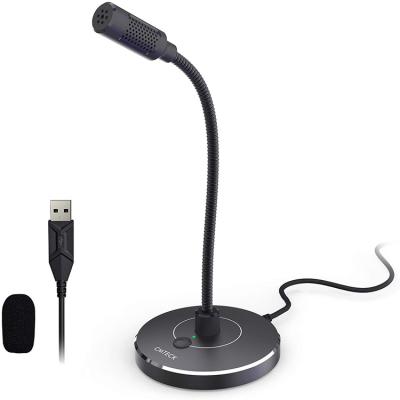 China Hot Selling Gooseneck Microphone Usb Microphone With Button Mute Gooseneck Microphone With Led Status Light for sale