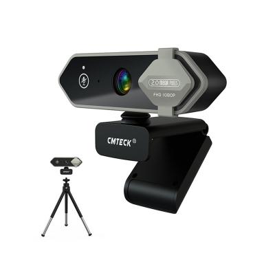 China Camera Function 1080 Webcam With Microphone Plug And Play Webcam With Tripod Full HD Webcam Camera With Mute Button for sale