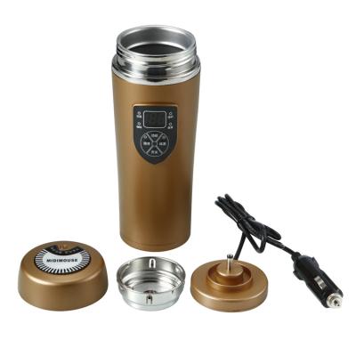 China Keep Hot 12V Car Electric Passionate Thermal Car Cup Coffee Travel Electric Thermos Bottle for sale